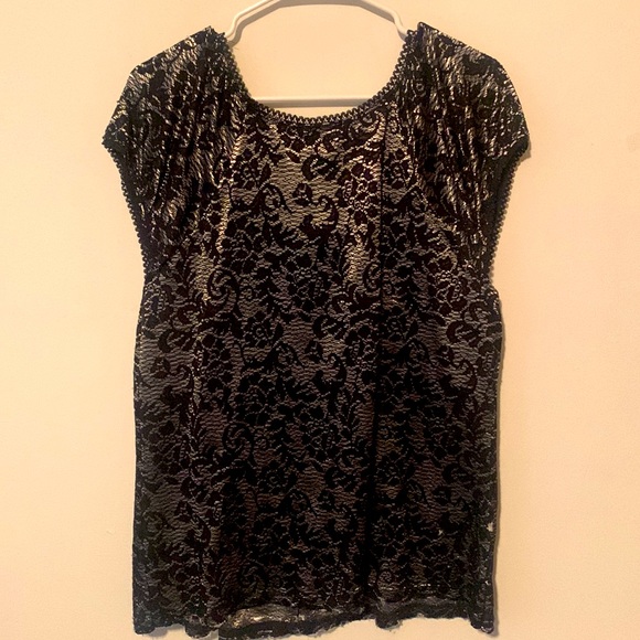 Lane Bryant Short Sleeve Blouse - Picture 2 of 6